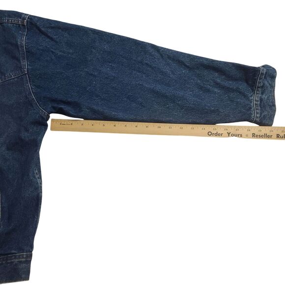 Wrangler Rugged Wear Mens Denim Jacket Blue Cotton Size XL - Picture 3 of 14